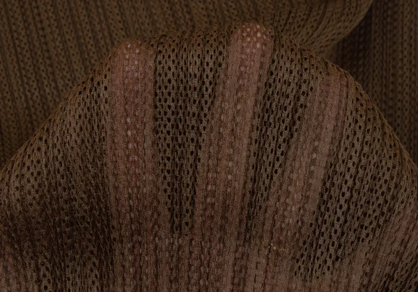 PLEATS PLEASE Mesh Buttonless Long Cardigan K-171255_011