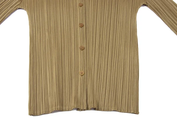 PLEATS PLEASE Pleated Long-sleeve Shirt K-171257_007