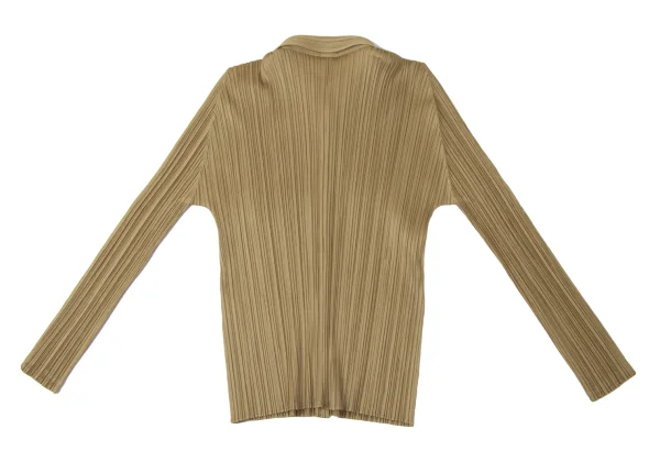 PLEATS PLEASE Pleated Long-sleeve Shirt K-171257_009