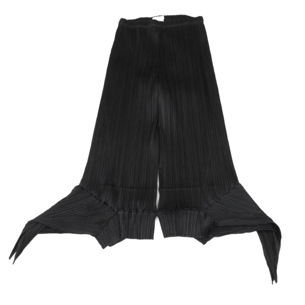 PLEATS PLEASE Hem Design Wide Pants Black 5 K-171259_001