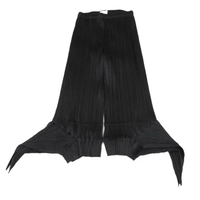 PLEATS PLEASE Hem Design Wide Pants