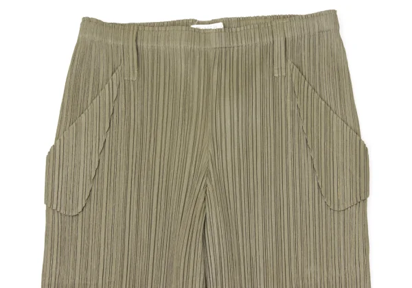PLEATS PLEASE Flap Pocket Cropped Pants K-171260_002