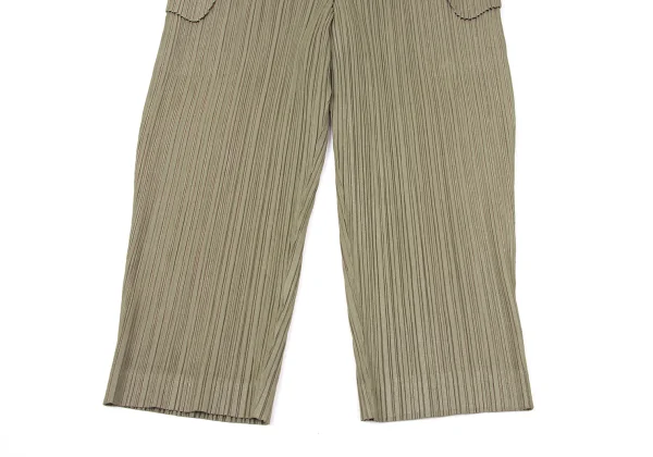 PLEATS PLEASE Flap Pocket Cropped Pants K-171260_005