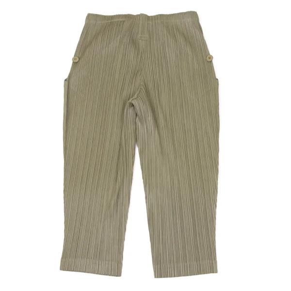 PLEATS PLEASE Flap Pocket Cropped Pants K-171260_007