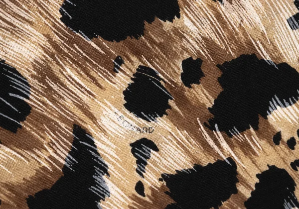 LEONARD Wool Silk Leopard Printed Dress K-171261_017