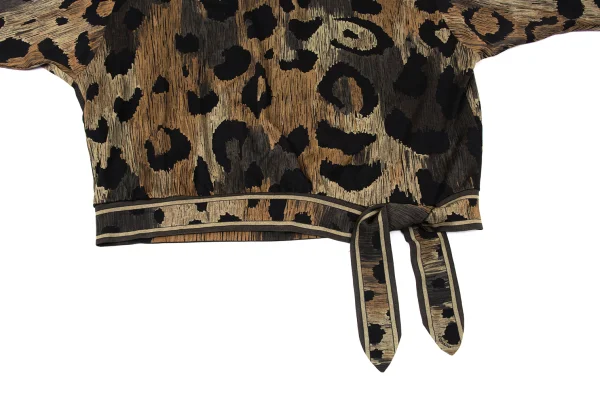 LEONARD Cotton Silk Leopard Printed  Blouse K-171262_006