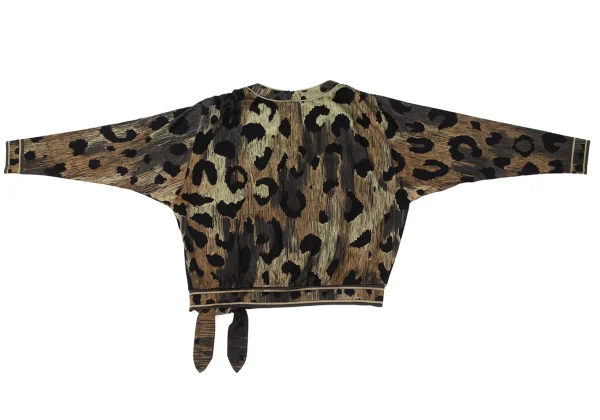 LEONARD Cotton Silk Leopard Printed  Blouse K-171262_009