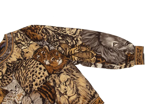 LEONARD Animal print Gather Shoulder Blouse K-171263_006