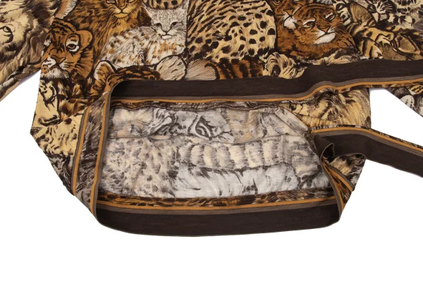 LEONARD Animal print Gather Shoulder Blouse K-171263_013