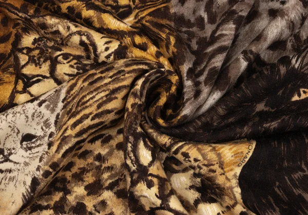 LEONARD Animal print Gather Shoulder Blouse K-171263_016