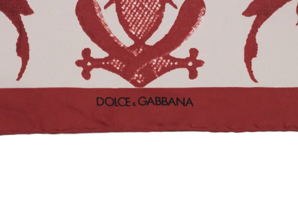 DOLCE&GABBANA Baroque Pattern Silk Scarf K-171266_004