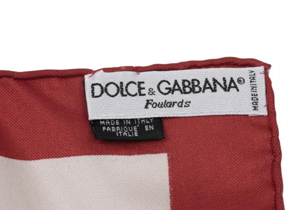 DOLCE&GABBANA Baroque Pattern Silk Scarf K-171266_007