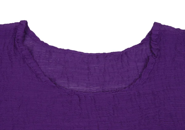 ISSEY MIYAKE me Dyed Crepe Pleated Flared Sleeveless Top K-171268_004