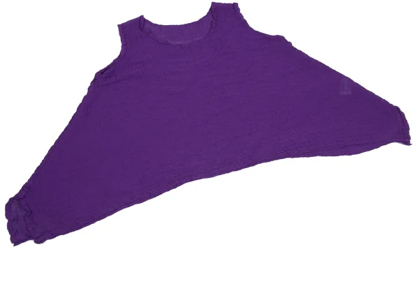ISSEY MIYAKE me Dyed Crepe Pleated Flared Sleeveless Top K-171268_006