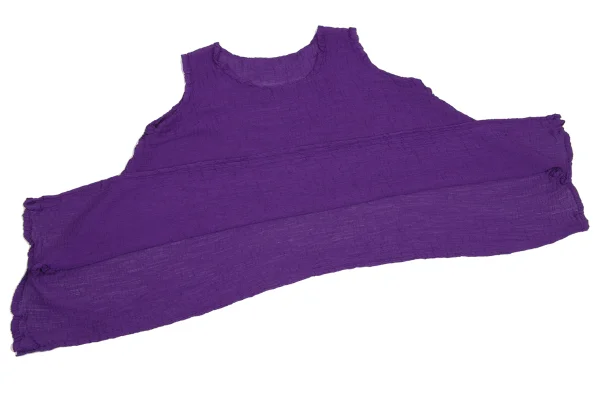 ISSEY MIYAKE me Dyed Crepe Pleated Flared Sleeveless Top K-171268_007