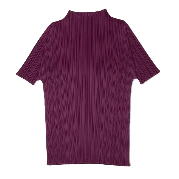 PLEATS PLEASE Pleated High-Neck T-Shirt K-171278_002