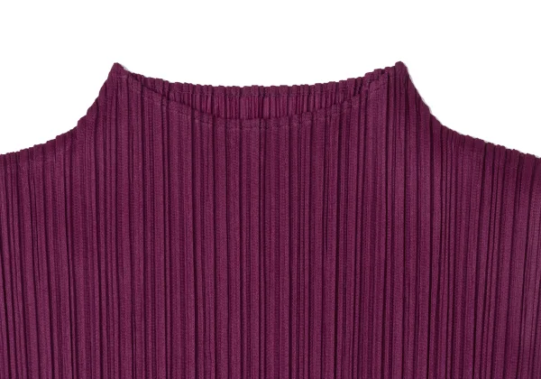 PLEATS PLEASE Pleated High-Neck T-Shirt K-171278_003