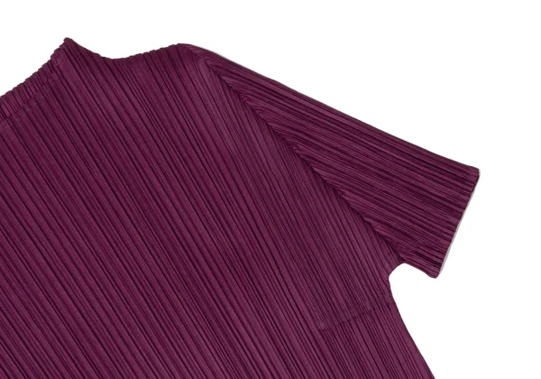 PLEATS PLEASE Pleated High-Neck T-Shirt K-171278_004