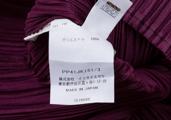 PLEATS PLEASE Pleated High-Neck T-Shirt K-171278_009