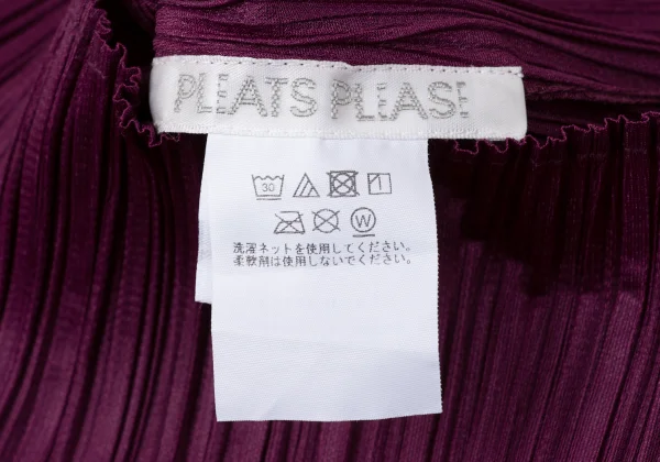 PLEATS PLEASE Pleated High-Neck T-Shirt K-171278_010