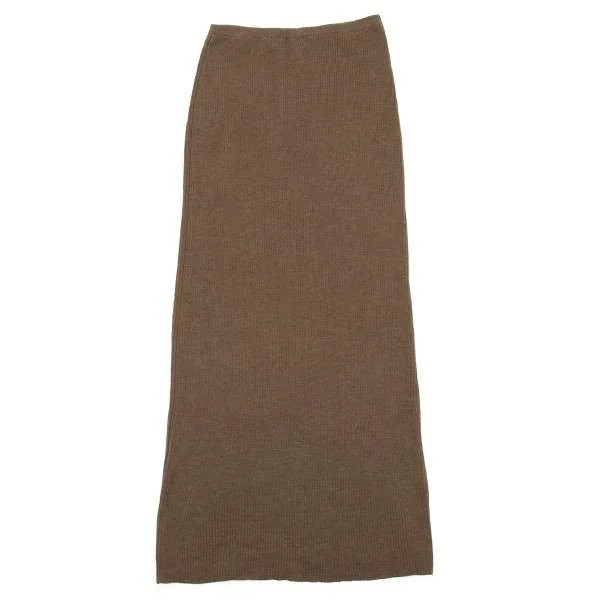 (SALE) JURGEN LEHL Wool rib long skirt K-12944_002