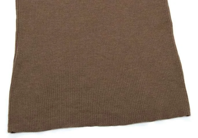 (SALE) JURGEN LEHL Wool rib long skirt K-12944_005