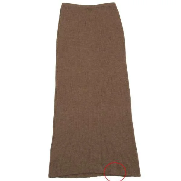 (SALE) JURGEN LEHL Wool rib long skirt K-12944_007
