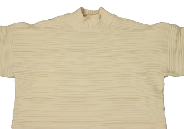 PLEATS PLEASE Crepe Knit High Neck Top K-171280_003