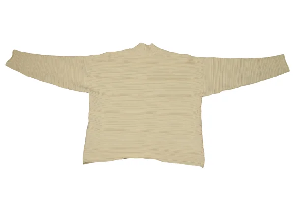 PLEATS PLEASE Crepe Knit High Neck Top K-171280_009