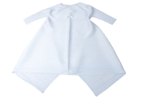 PLEATS PLEASE Pleated 3/4 Sleeve Flare Dress K-171281_009