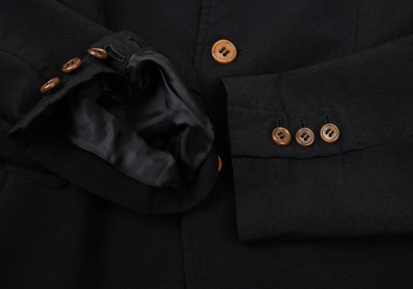 COMME des GARCONS Poly Fulling Side-zip Reconstructed Jacket K-171284_009