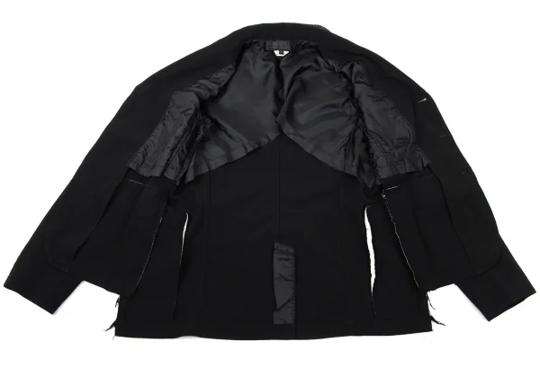 COMME des GARCONS Poly Fulling Side-zip Reconstructed Jacket K-171284_016