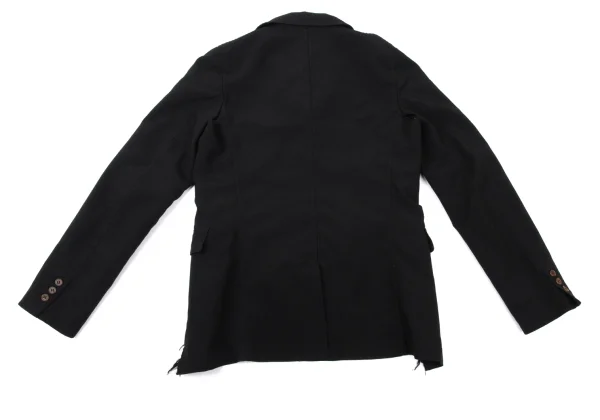 COMME des GARCONS Poly Fulling Side-zip Reconstructed Jacket K-171284_017