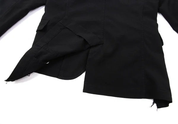 COMME des GARCONS Poly Fulling Side-zip Reconstructed Jacket K-171284_018