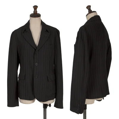 COMME des GARCONS Wool Blend Striped Jacket