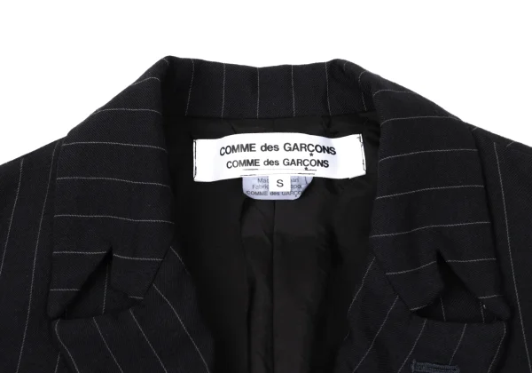 COMME des GARCONS Wool Blend Striped Jacket K-171285_004