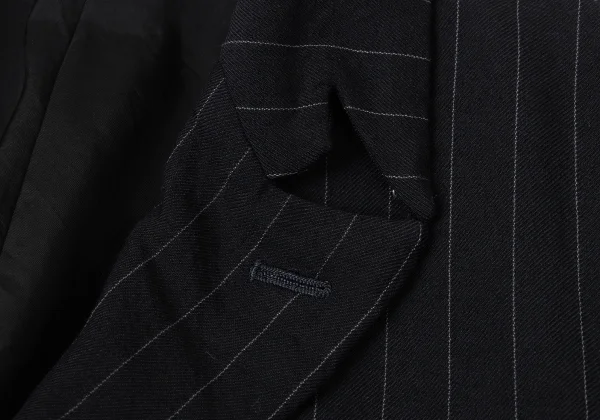 COMME des GARCONS Wool Blend Striped Jacket K-171285_005