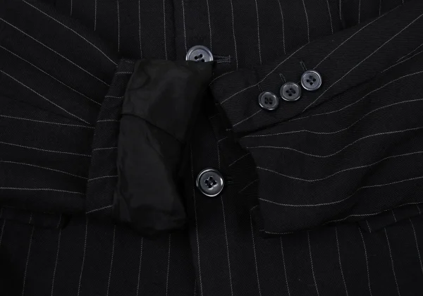 COMME des GARCONS Wool Blend Striped Jacket K-171285_009