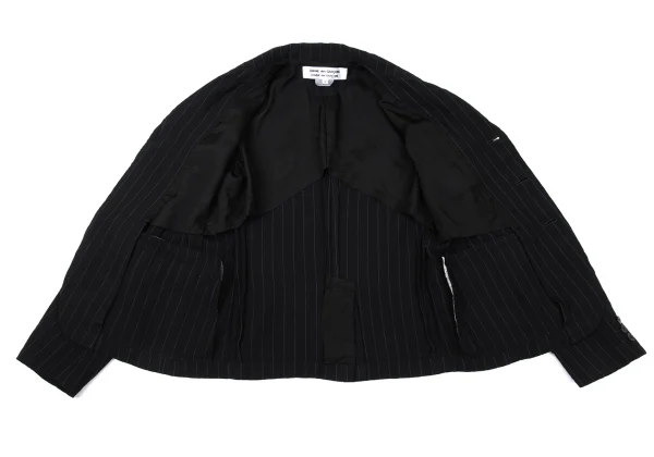 COMME des GARCONS Wool Blend Striped Jacket K-171285_014