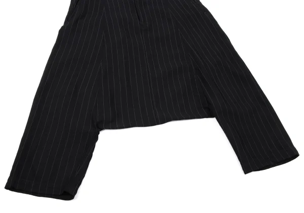 COMME des GARCONS Wool Blend Stripe Dropped Crotch Pants K-171286_010