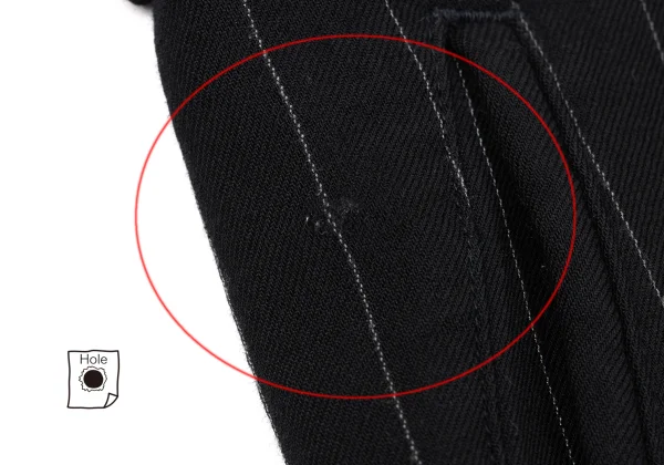 COMME des GARCONS Wool Blend Striped Jacket & Dropped Crotch Pants K-171287_014