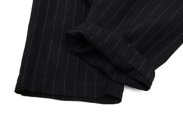 COMME des GARCONS Wool Blend Striped Jacket & Dropped Crotch Pants K-171287_018