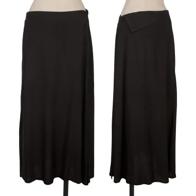 Yohji Yamamoto NOIR Rayon Drape Skirt