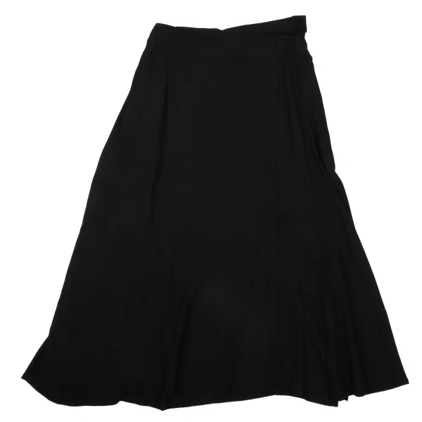 Yohji Yamamoto NOIR Rayon Drape Skirt K-171290_002