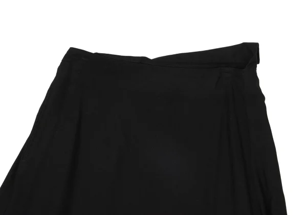 Yohji Yamamoto NOIR Rayon Drape Skirt K-171290_003