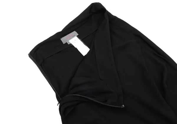 Yohji Yamamoto NOIR Rayon Drape Skirt K-171290_004
