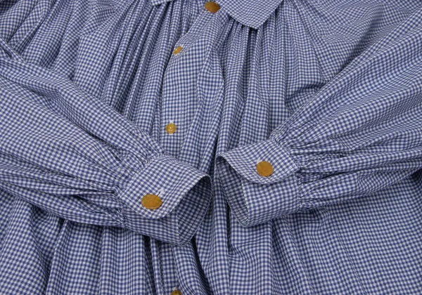 Vivienne Westwood Vintage Tag Gather Check Blouse K-171291_010