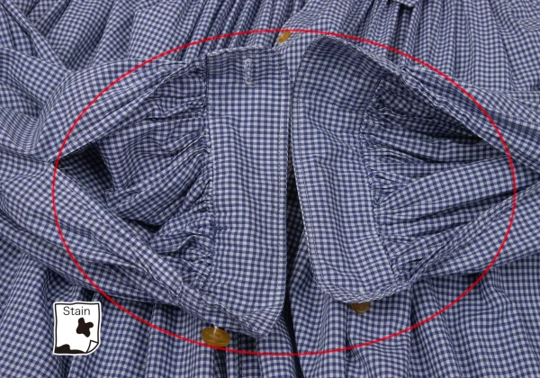 Vivienne Westwood Vintage Tag Gather Check Blouse K-171291_011