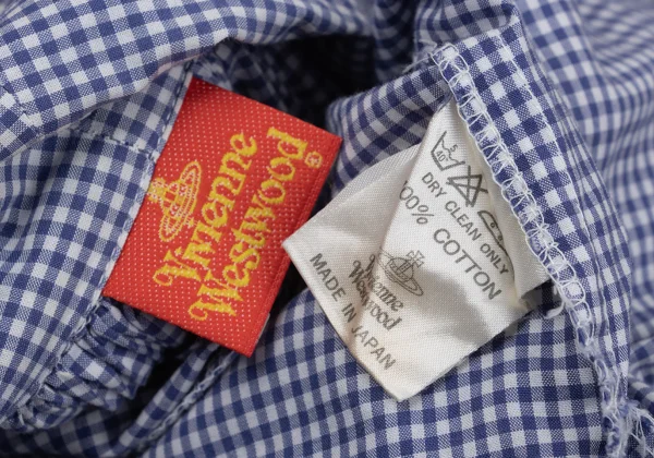 Vivienne Westwood Vintage Tag Gather Check Blouse K-171291_019
