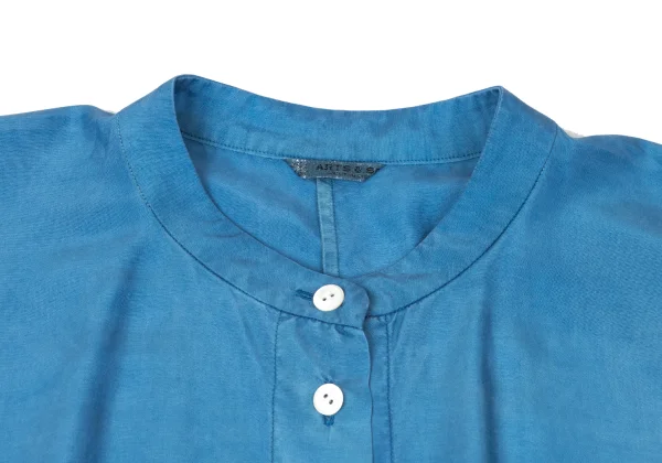ARTS&SCIENCE Dyed Silk Band Collar Shirt Dress K-171292_005